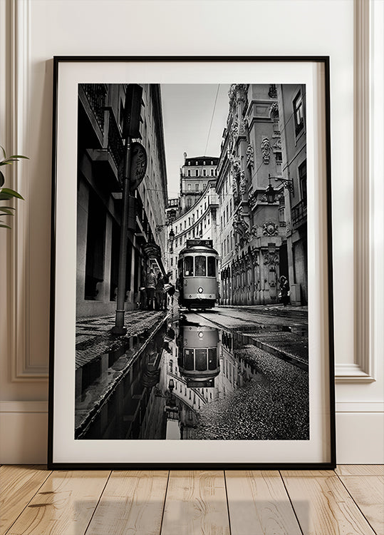 Rainy days in Lisbon Plakat