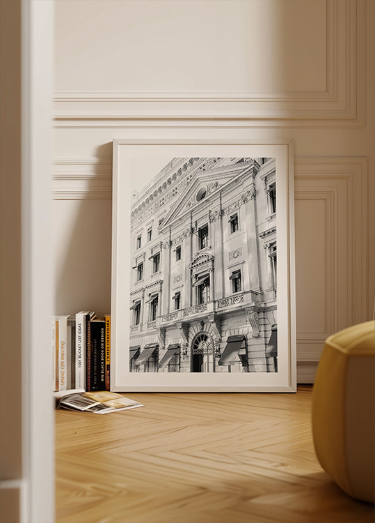 Cartier New York Boutique Black & White Plakat