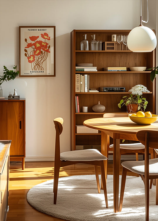 Flower Market. Barcelona Plakat