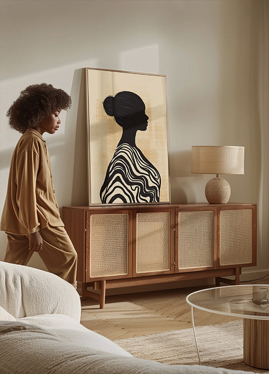 Elegant Silhouette Plakat