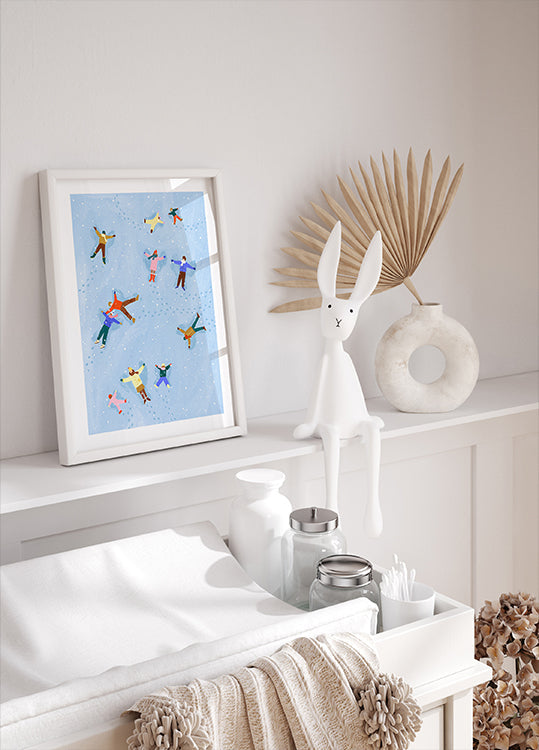 Snowy Angels Delight Plakat