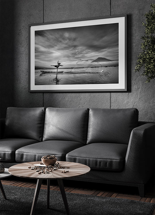 man behind the nets - Posterbox