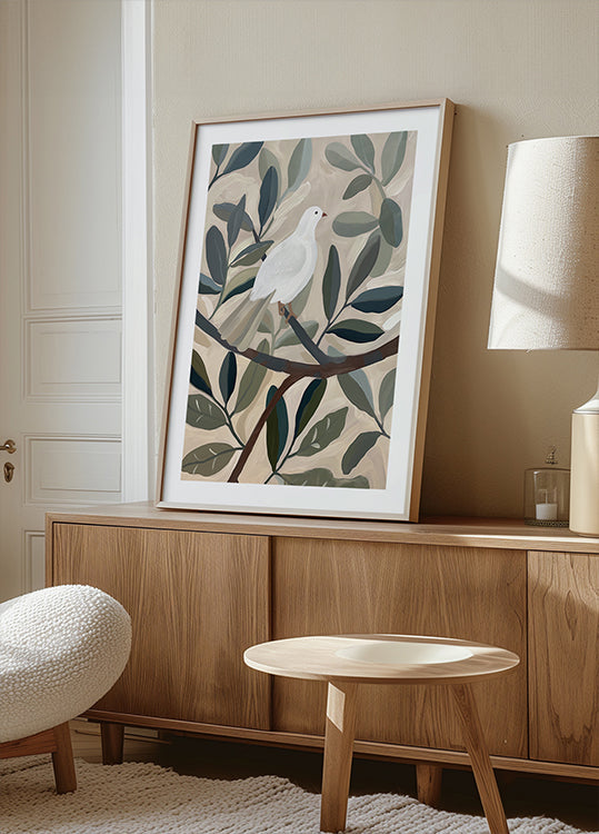 Dove In Tree Plakat