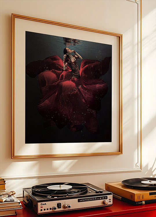 The Lady in Red Plakat