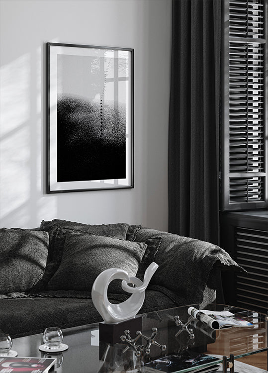 Footsteps in the snow Plakat