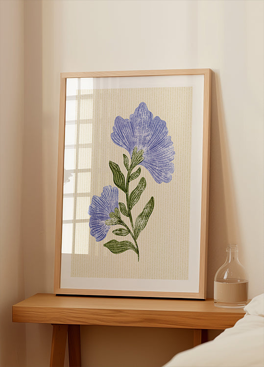 Vintage Flower Plakat