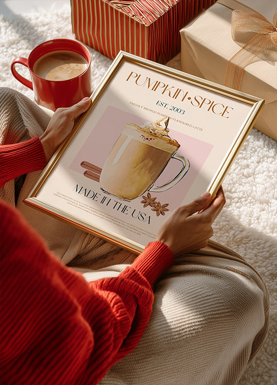 Autumn Latte Delight Plakat