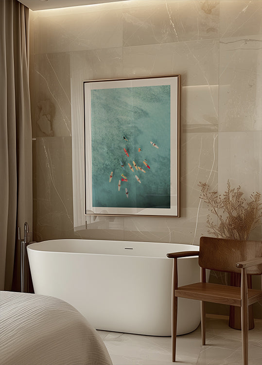 Surfers at Sea Plakat