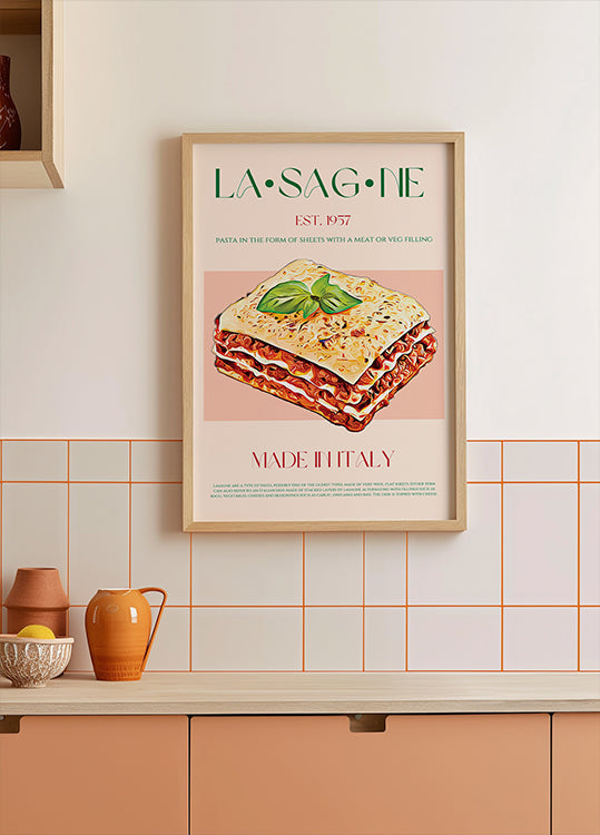 Layers of Lasagna Plakat