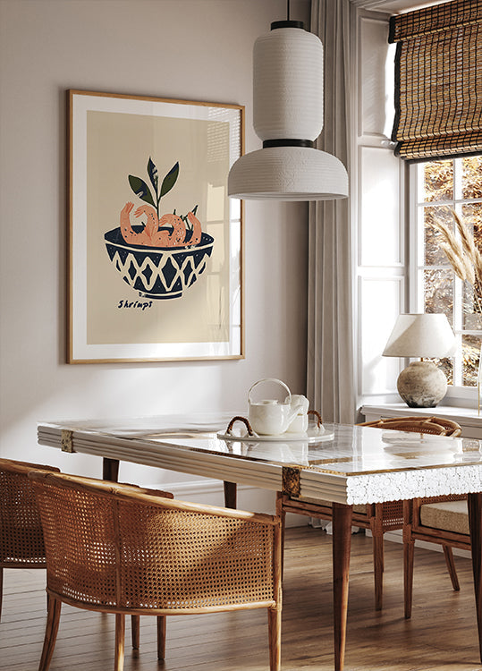 Shrimp Delight Bowl Plakat