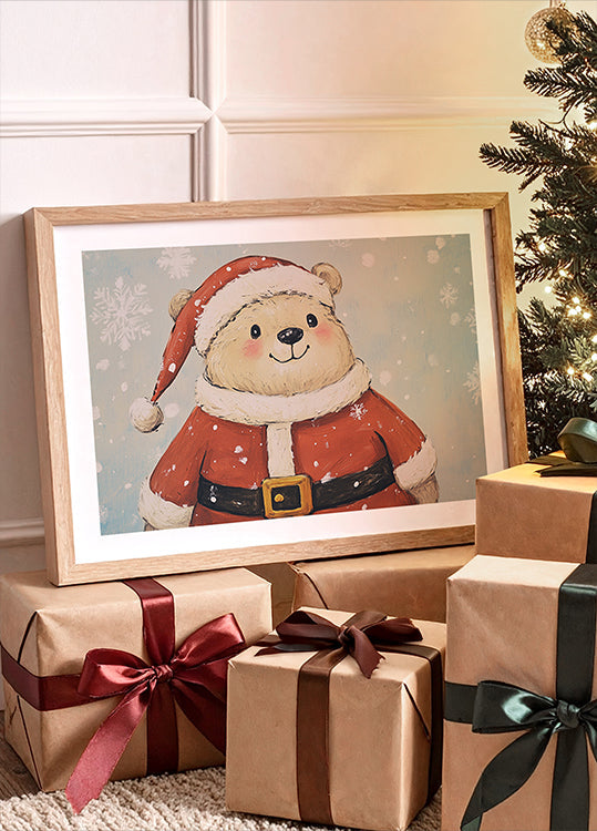 Christmas Bear Plakat