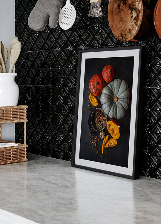 Autumn on the table Plakat