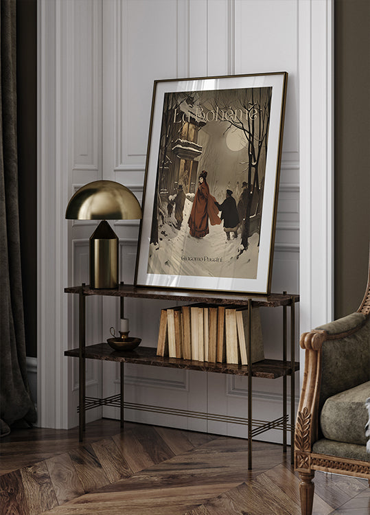 La Bohème Opera Captures A Winter Plakat