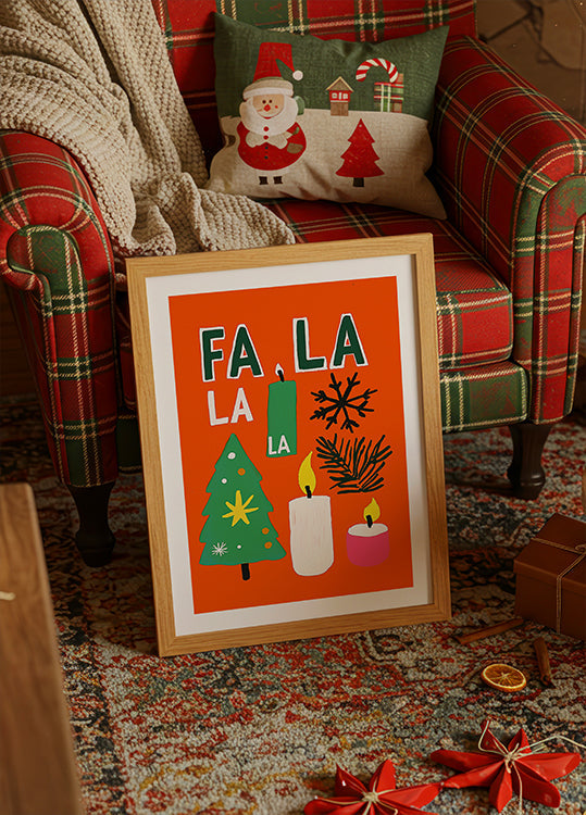 Festive Cheer Burst Plakat