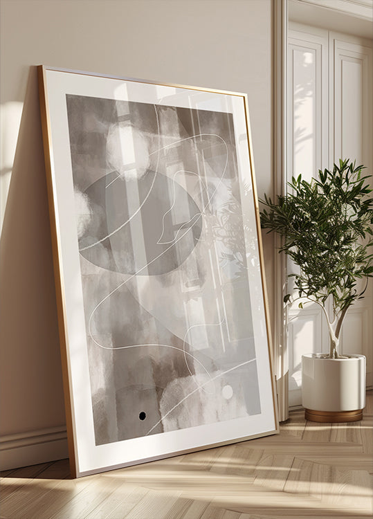 Abstrakt Profile Plakat