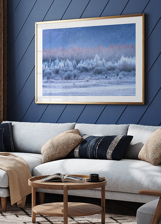 Autumn and Winter gradients Plakat