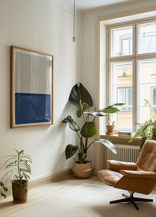 Blue Line Harmony Plakat