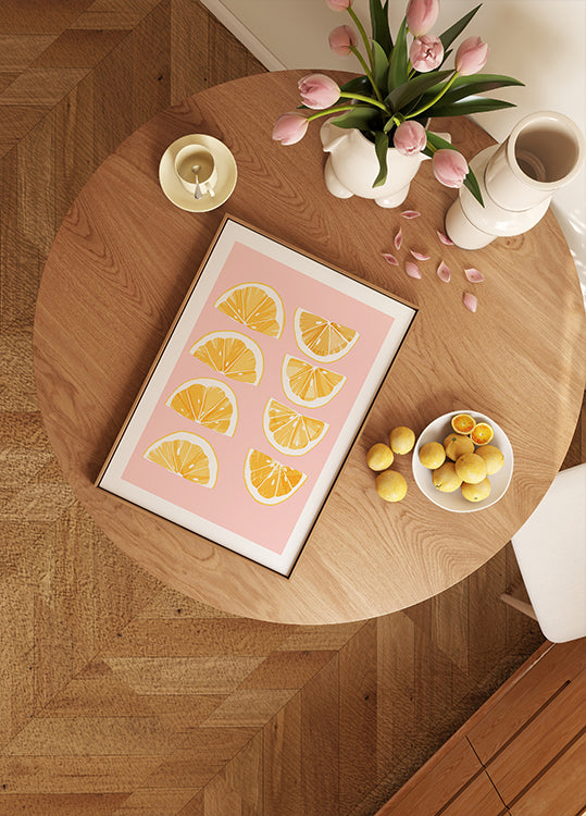 Sliced Lemons Plakat