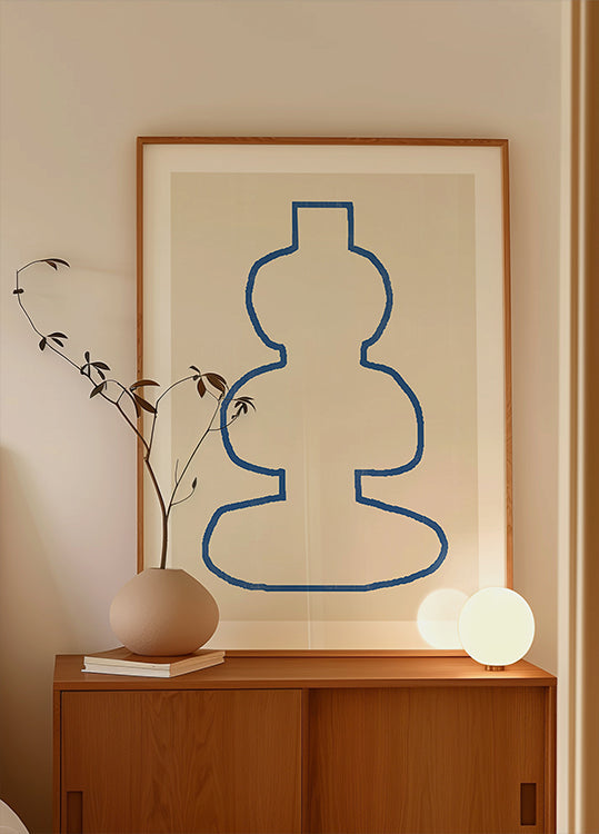 Abstract Silhouette Plakat