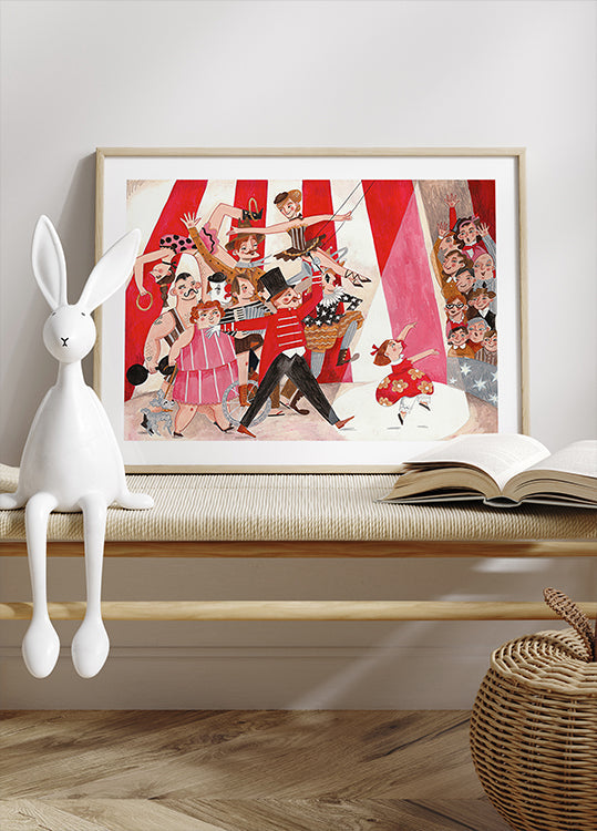 Circus in the city Plakat - Posterbox