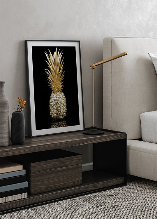 Golden Pineapple Plakat