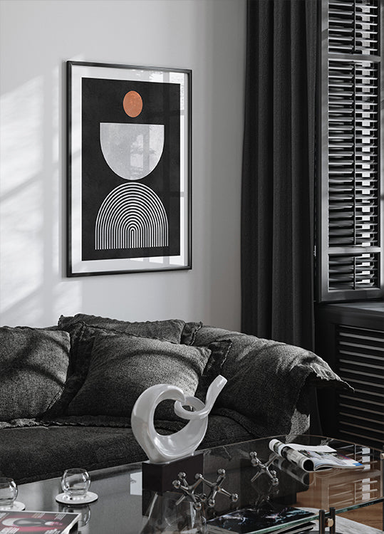 Lines and circles 10 Plakat