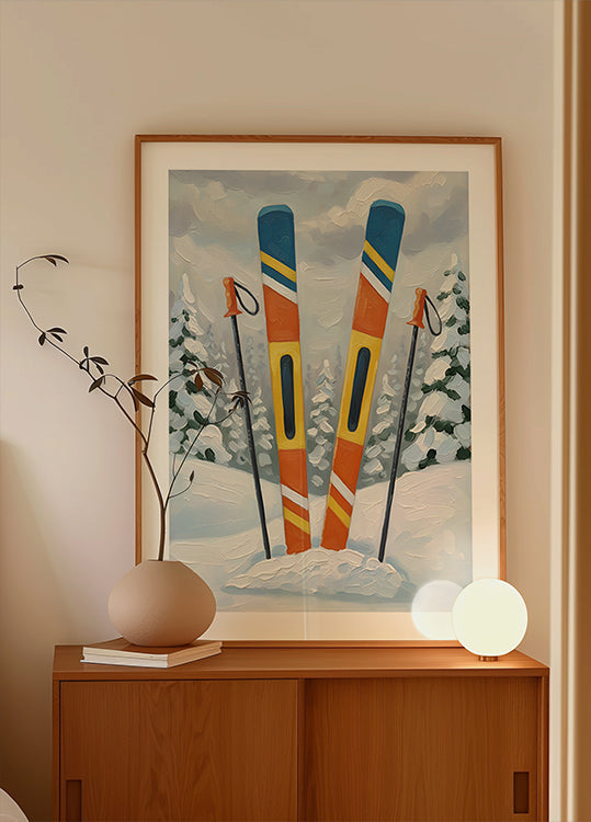 skiing Gear Plakat