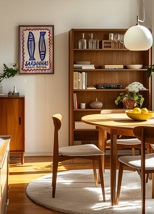 Lisbon Sardines Delight Plakat