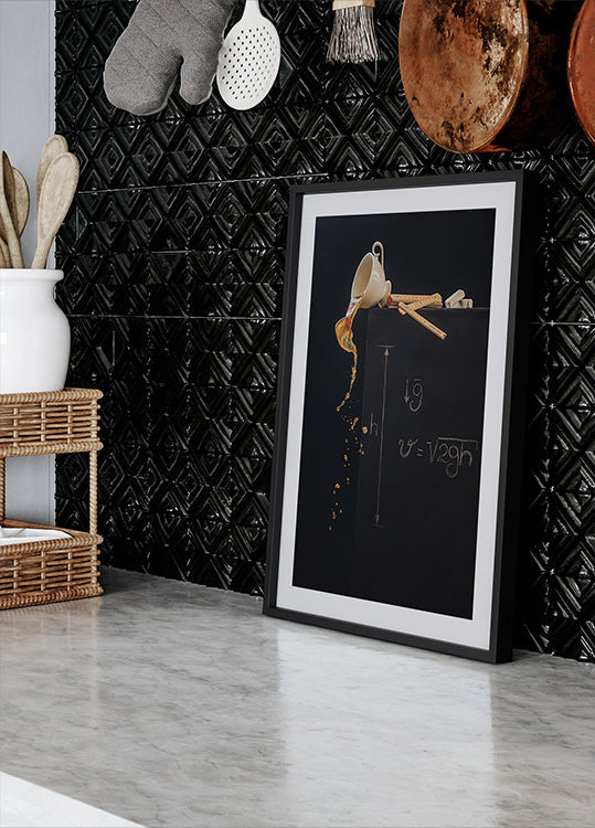 A study with free fall Plakat