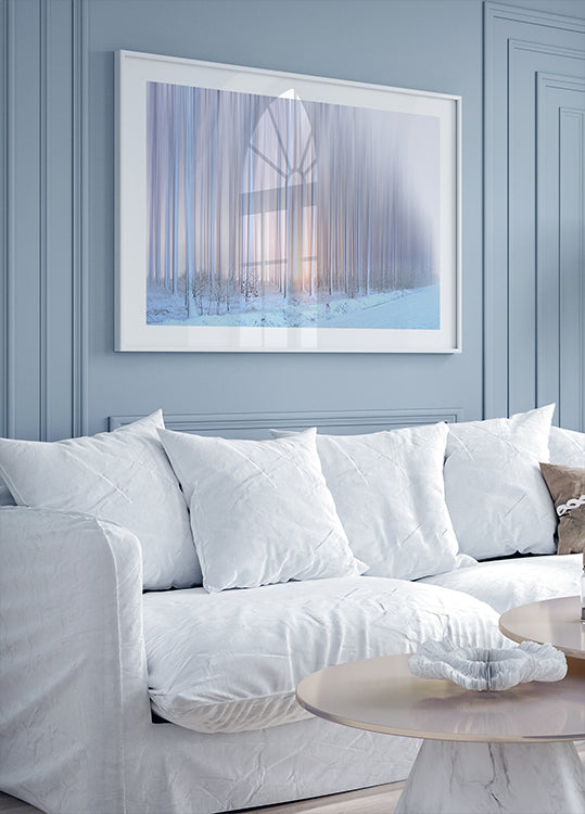 a curtain of trees Plakat