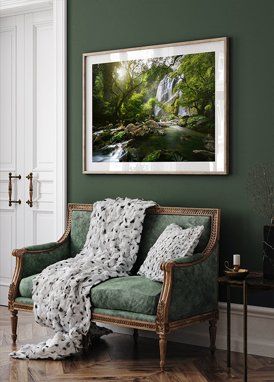 Mountain stream Plakat