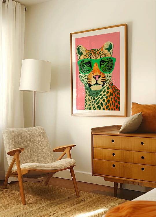 Cool Cat Portrait Plakat