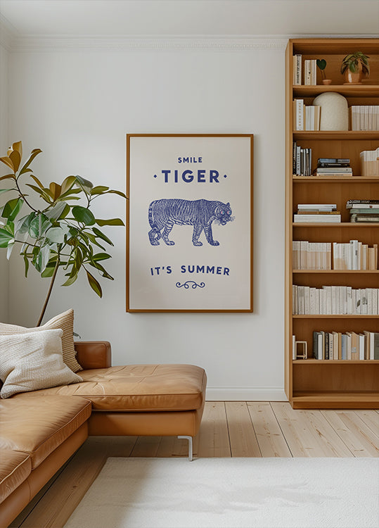 Smile Tiger Plakat