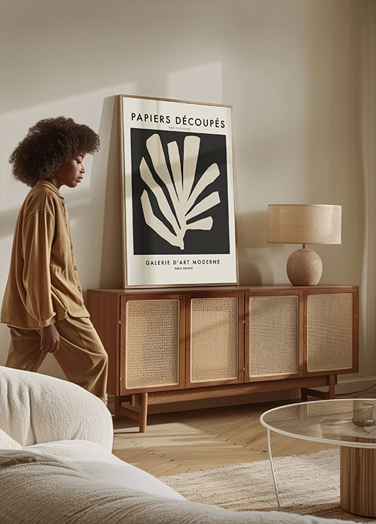 Silhouette Leaves Plakat