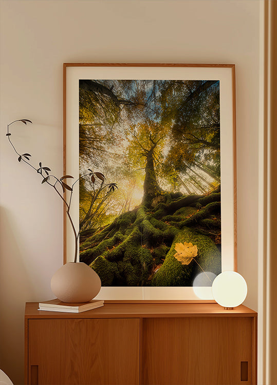 The goodbye of a leaf - Posterbox