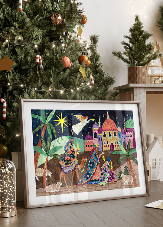 Three Wise Men and an Angel Plakat