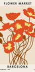 Flower Market. Barcelona Plakat - Posterbox