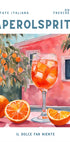 Aperol Spritz, Aquarell, Fresh Plakat - Posterbox