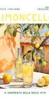 Limoncello, Aquarell, Fresh Plakat - Posterbox