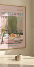 Petit Dejeuner, Croissants, Paris, Pastell - Posterbox