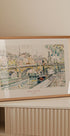 Tugboat At the Pont Neuf, Paris 1923 Plakat - Posterbox
