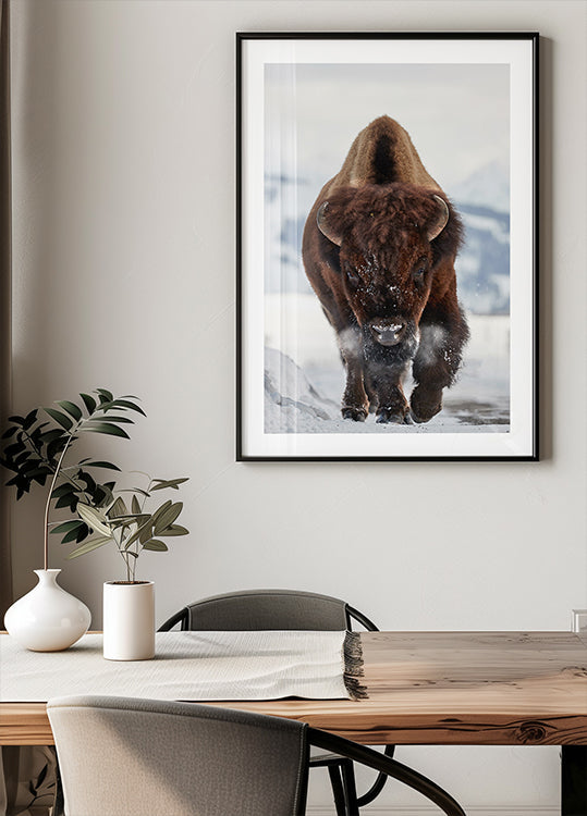 Bison Incoming Plakat - Posterbox