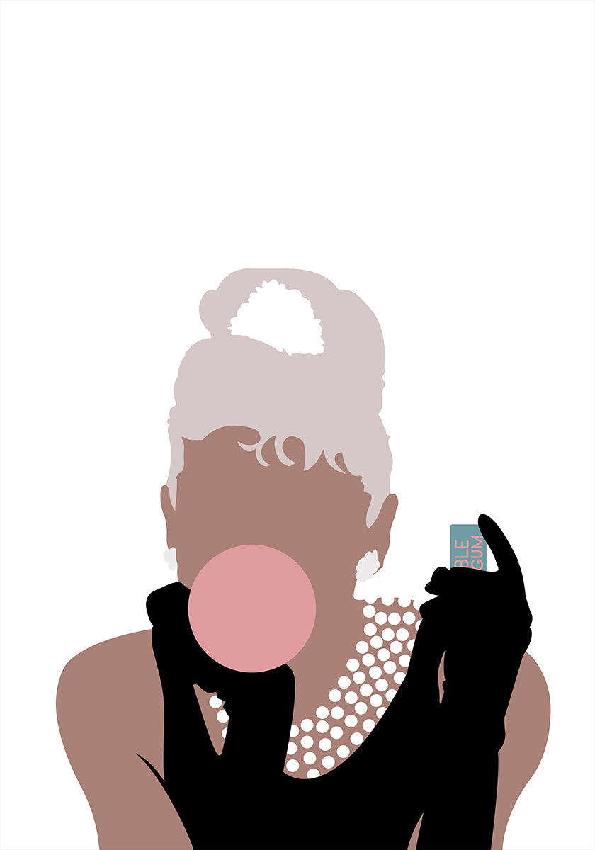 Bubblegum Girl Plakat - Posterbox