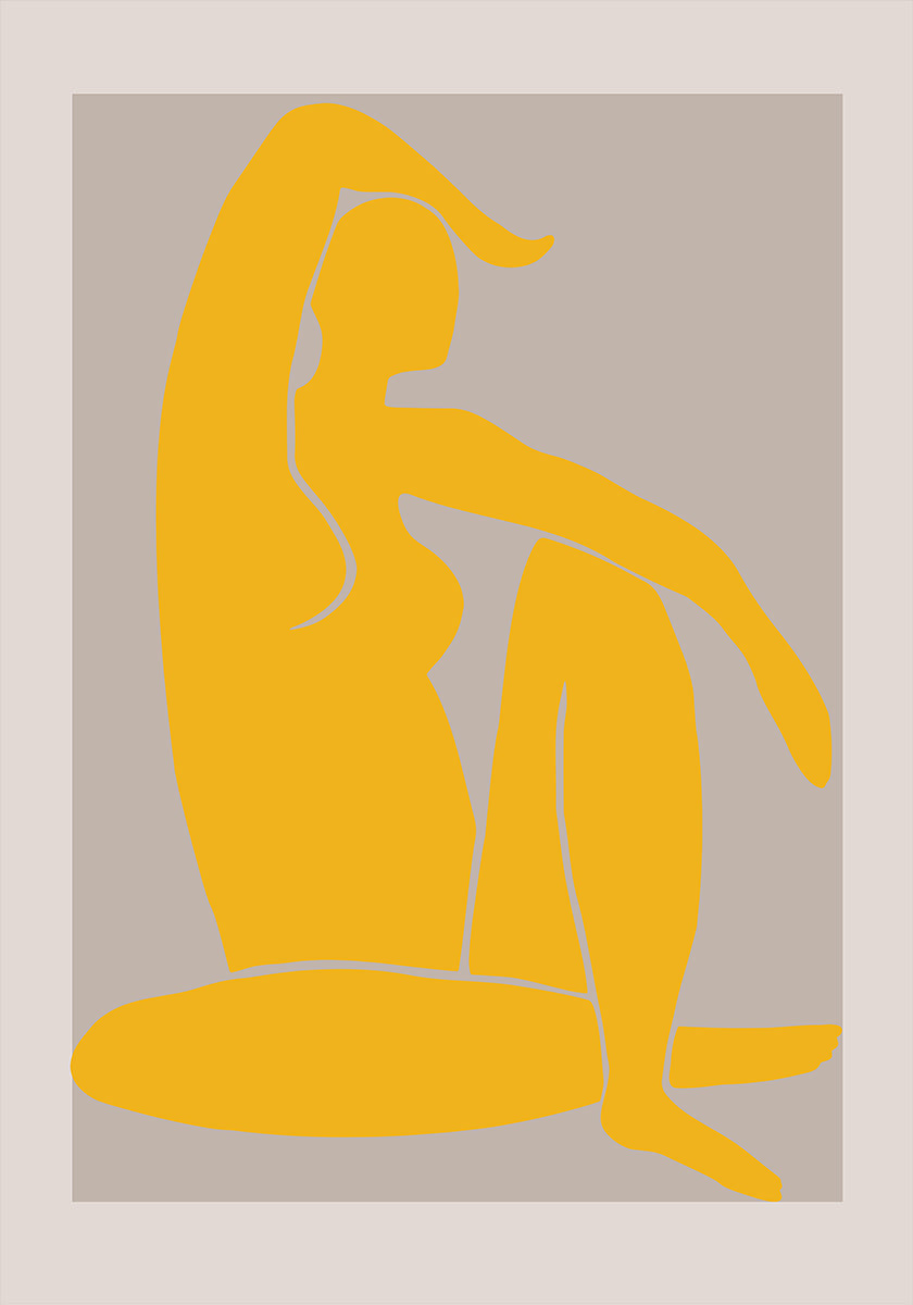 Yellow Figure - Posterbox