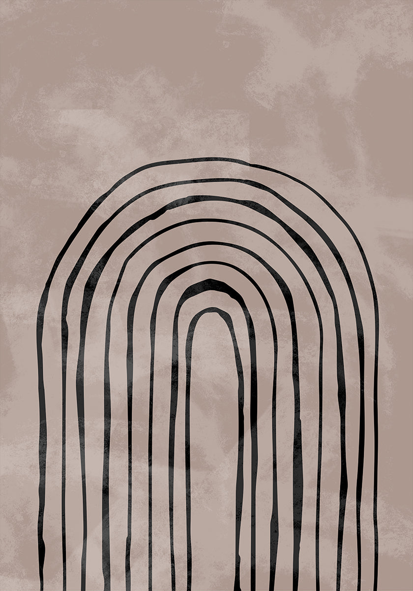 Arch one way black No.4 Plakat - Posterbox