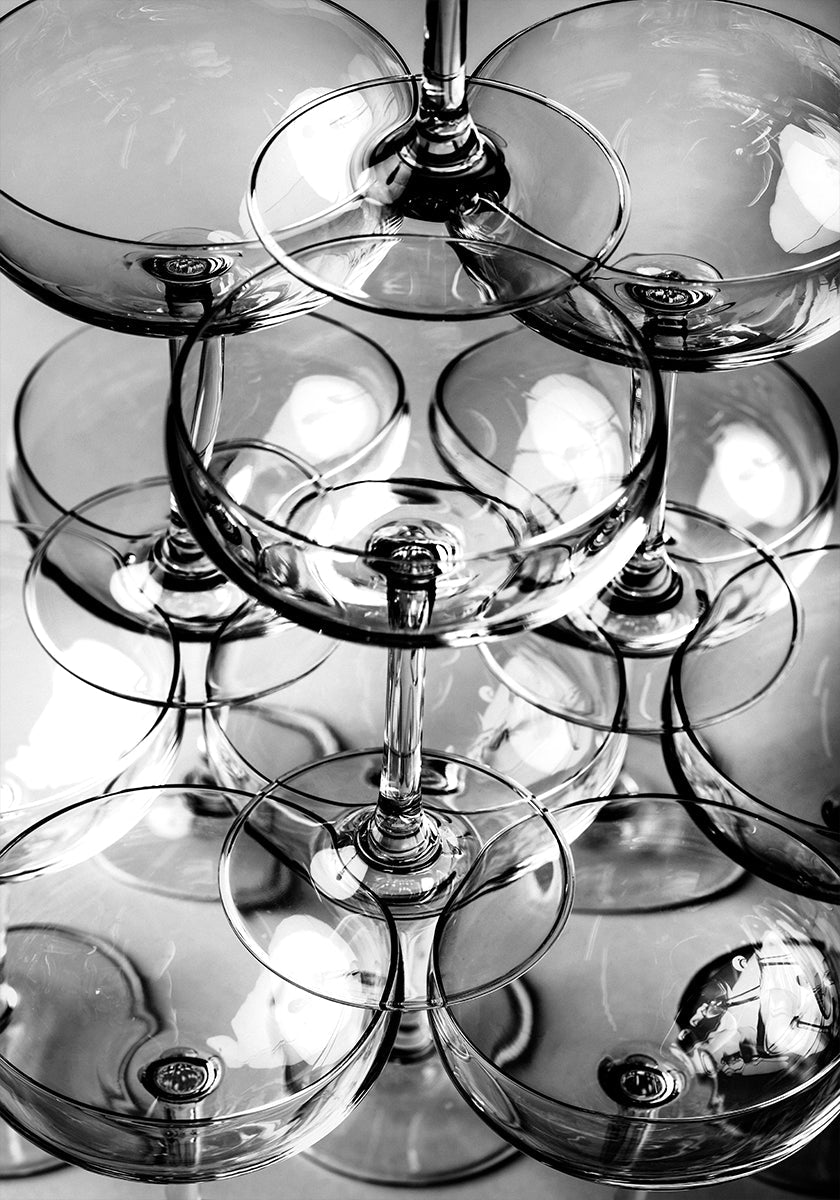 Champagne tower No.8 Plakat - Posterbox