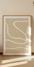 Beige Lines 01 Plakat - Posterbox