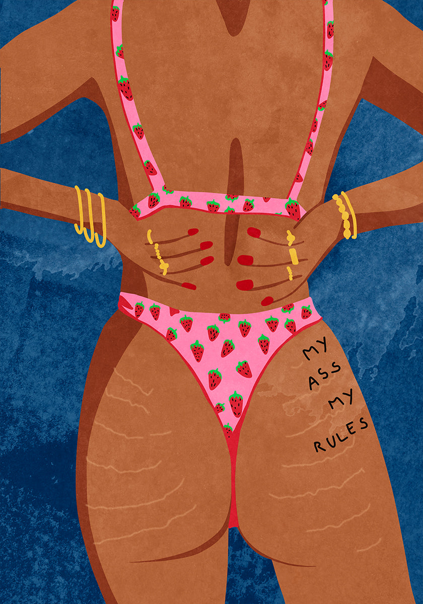 My ass my rules Plakat