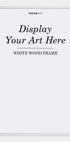 Hvid Træramme - Posterbox.dk