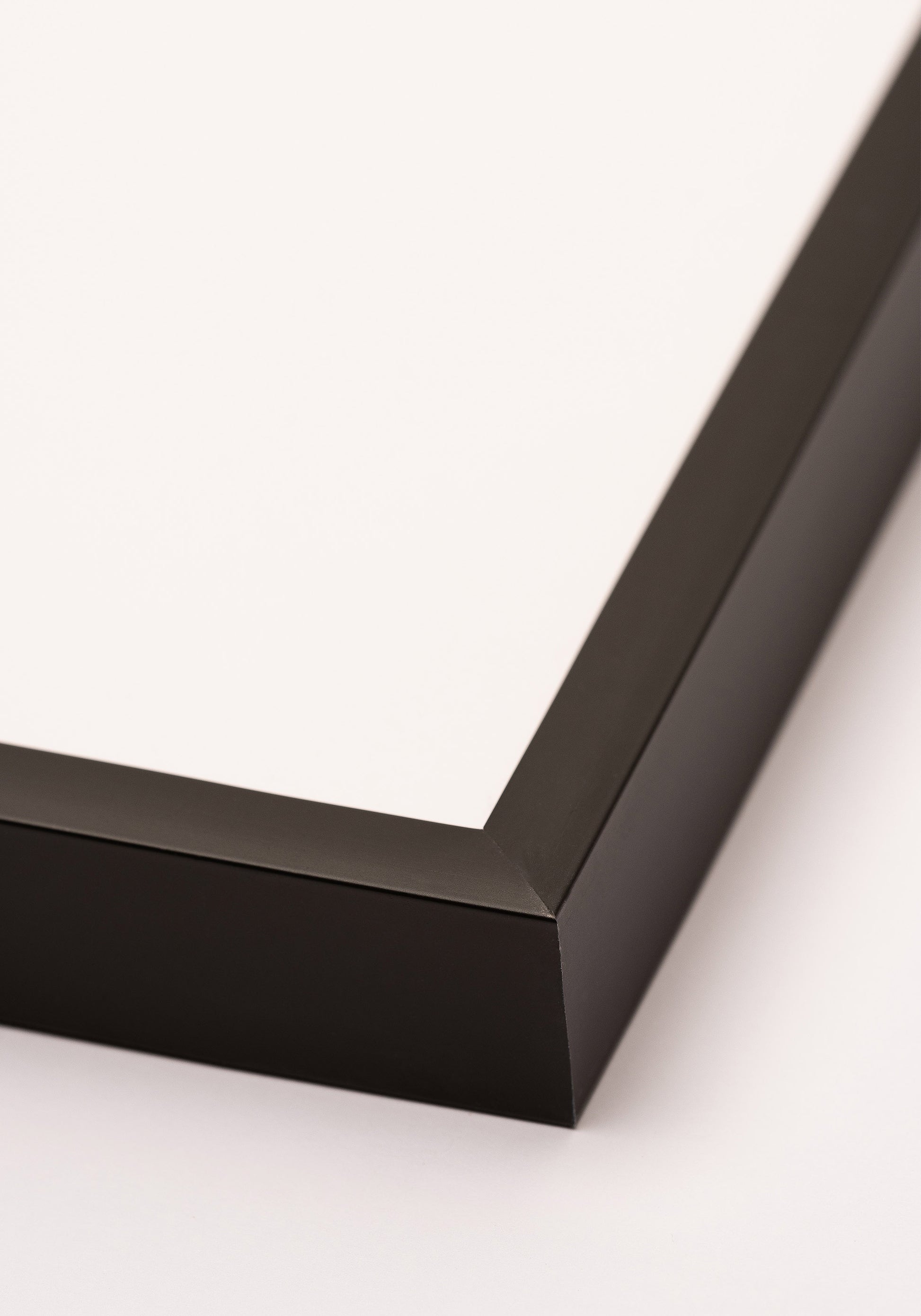 Sort Mat Metalramme - Posterbox.dk